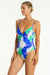 Sublime Cross Back Tri One Piece SWIM 1PC SEA LEVEL 10 COBALT 