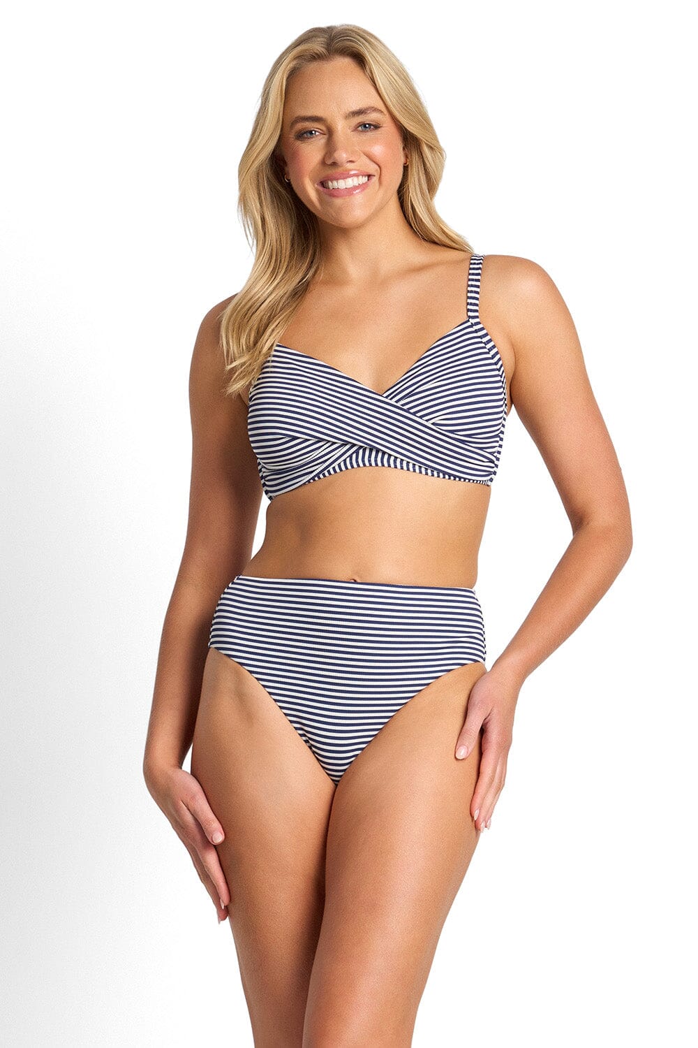 Summer Surf Twist Front Bralette SWIM TOP SUNSEEKER 10 INK 