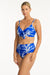 Tradewind Tie Front DD/E Bralette SWIM TOP SEA LEVEL 10 COBALT 