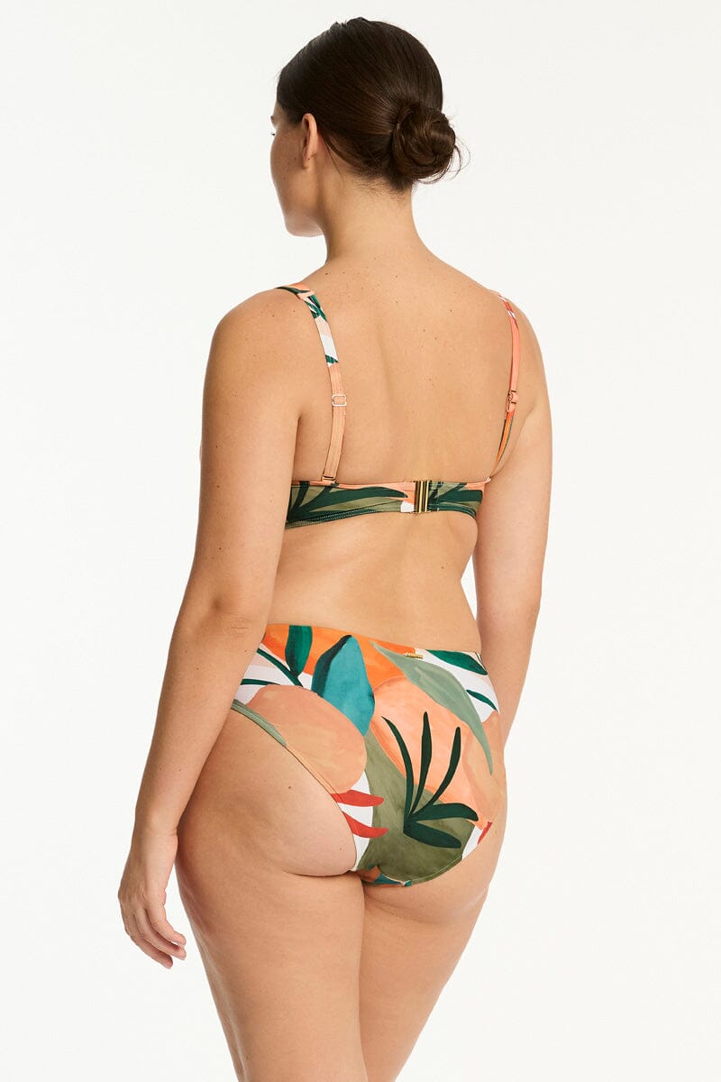 Tropaluxe Cross Front Multifit Bra Top SWIM TOP SEA LEVEL 