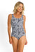 Tunsley Pintuck Mastectomy One Piece SWIM 1PC JANTZEN 10 NAVY 