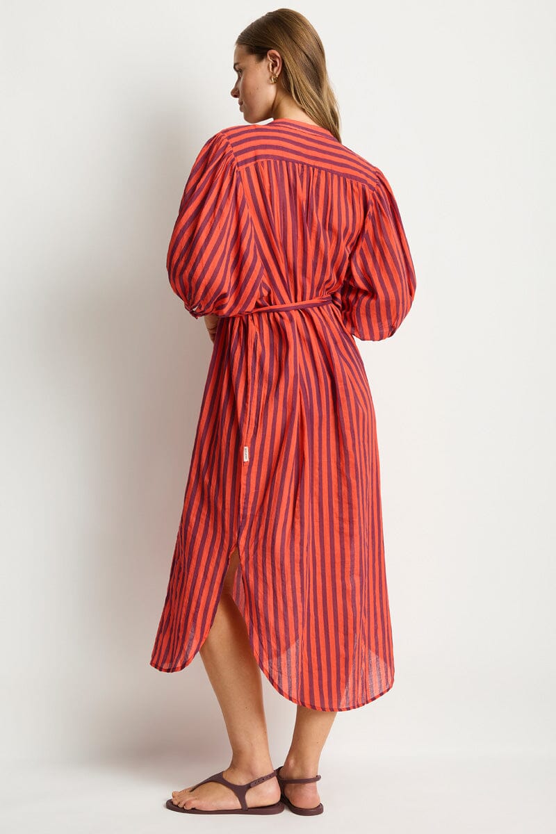 Vacay Boho Long Shirt Dress OVERSWIM SEA LEVEL 