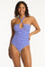 Varsity Halter Bandeau One Piece SWIM 1PC SEA LEVEL 