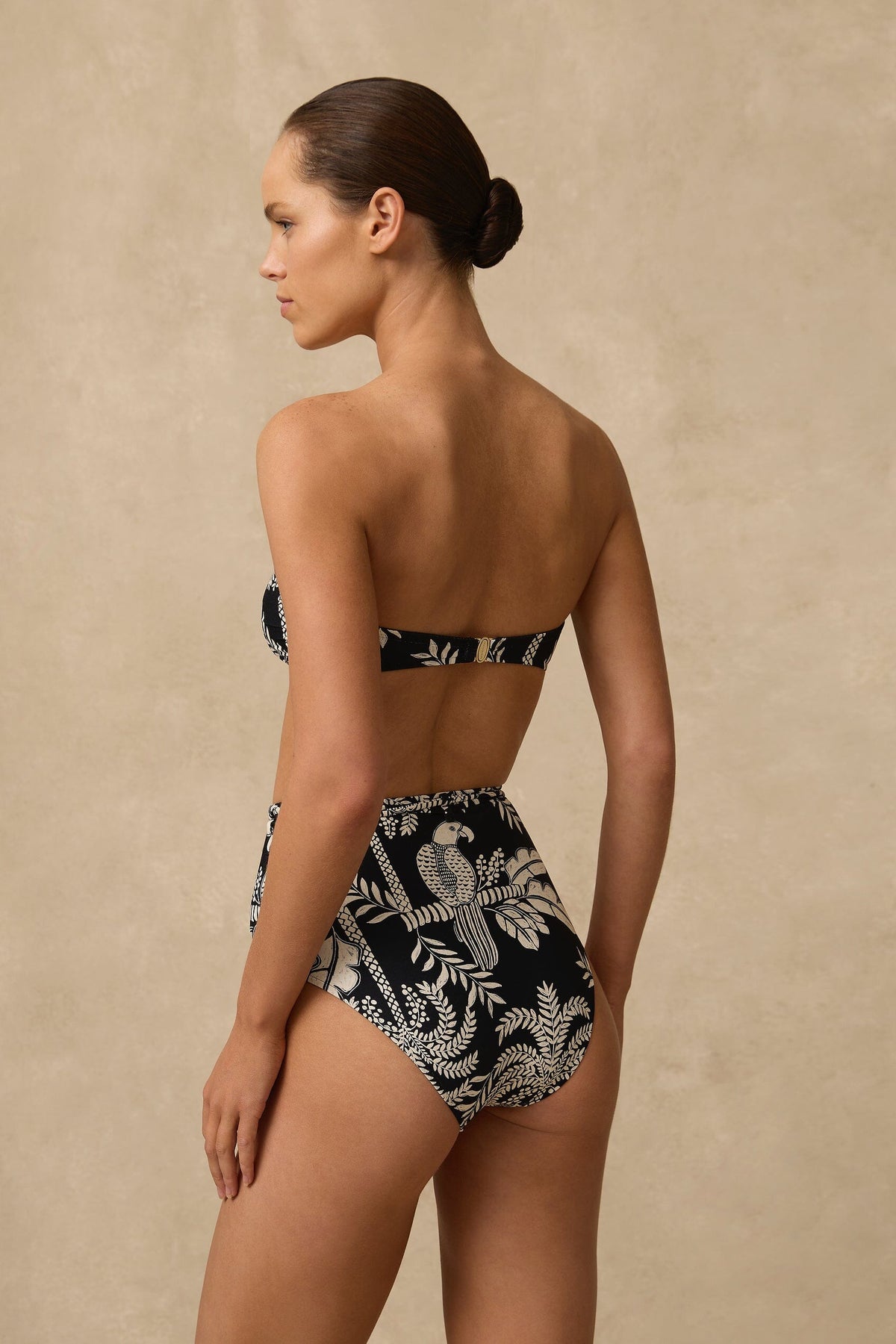 Yaz High Waist Belted Retro Pant SWIM PANT MONTE AND LOU 