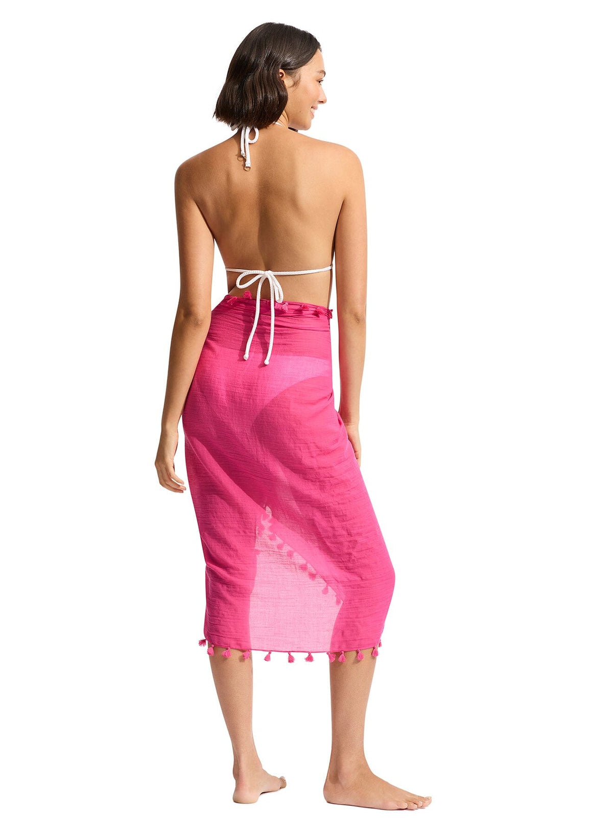 Beach Edit Cotton Gauze Sarong SARONG SEAFOLLY 