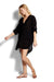 Beach Edit Essential Cover Up OVERSWIM SEAFOLLY XS BLACK 