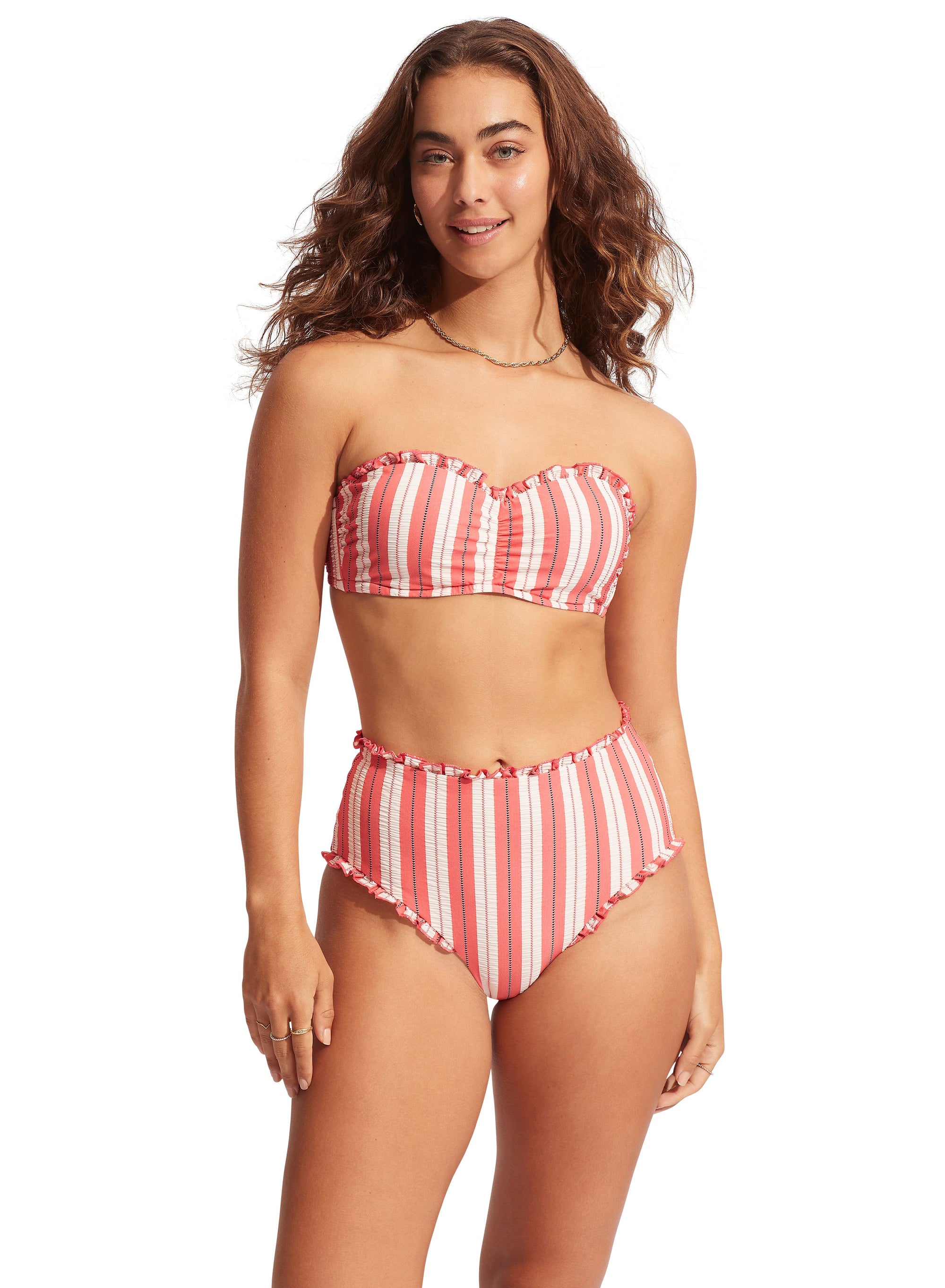 Coral Gables Ruffle Bikini Top