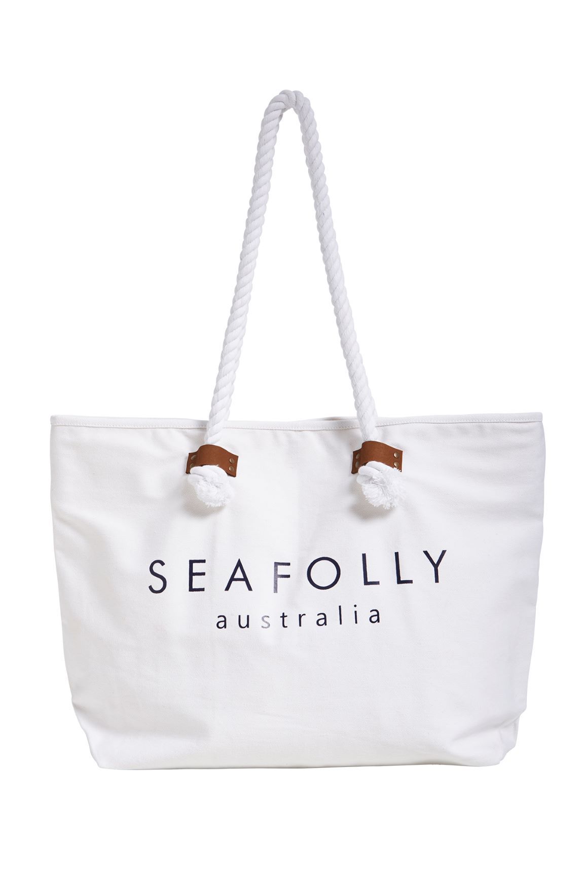 Carried Away Ship Sail Tote BAGS SEAFOLLY OS White 