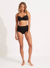 Collective High Waisted Pant SWIM PANT SEAFOLLY 8 BLACK