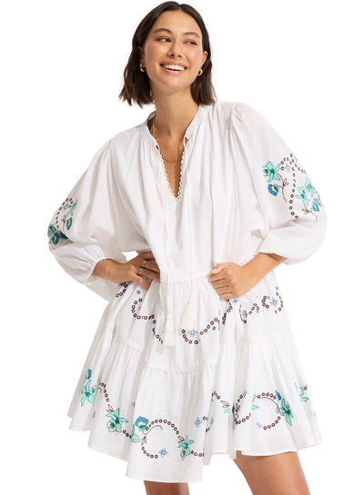 Eden Embroidery Tier Dress CLOTHING SEAFOLLY