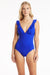 Essentials Frill One Piece SWIM 1PC SEA LEVEL 8 Cobalt 