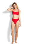 Essentials High Waisted Pant SWIM PANT SEAFOLLY 8 CHILLI