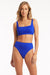 Essentials Retro High Waist Pant SWIM PANT SEA LEVEL 10 COBALT 