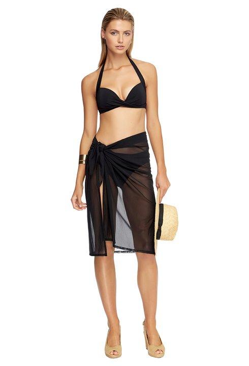 Jetset Long Mesh Sarong SARONG JETS M/L BLACK 