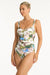 Lost Paradise Twist Front Multifit One Piece SWIM 1PC SEA LEVEL 