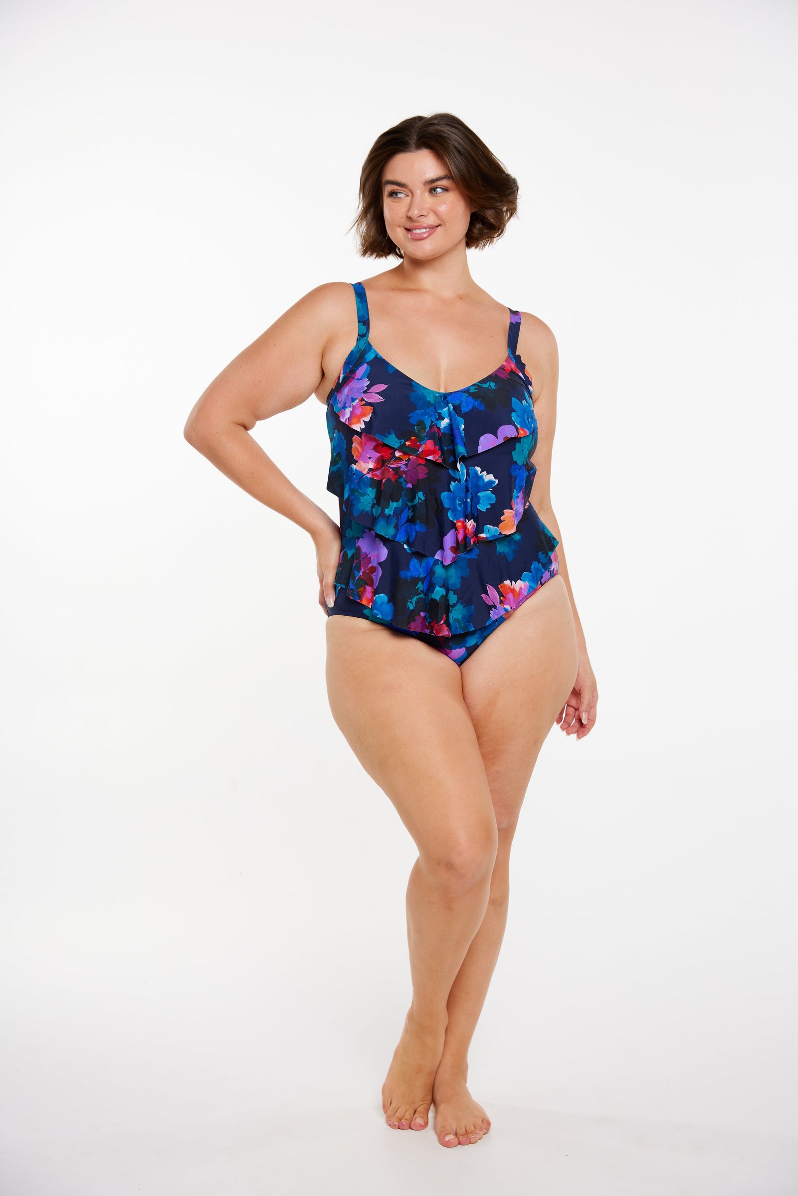 Montego 3 Tier One Piece SWIM 1PC CAPRIOSCA 12 PRINT 