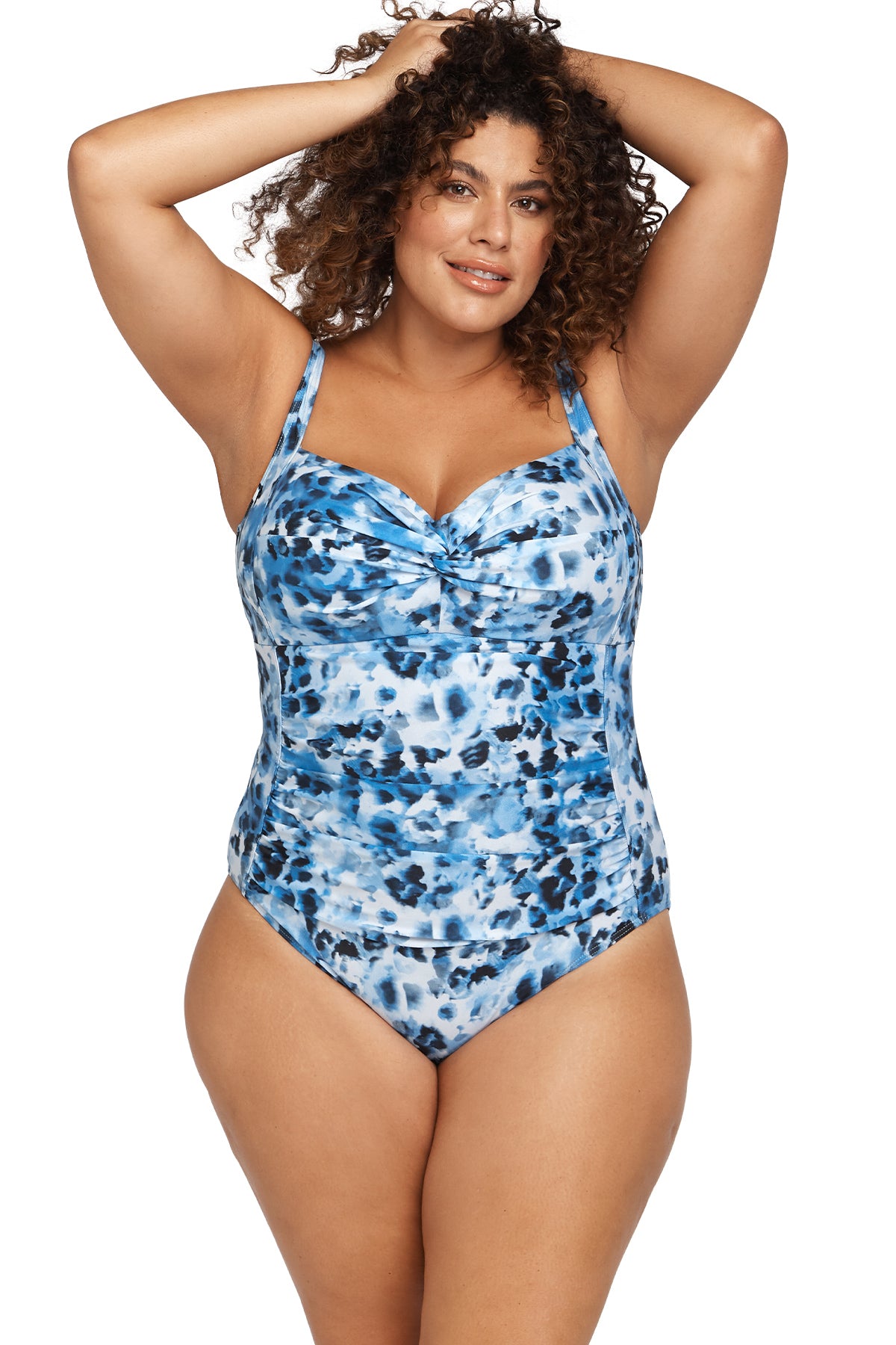 Natare Botticelli Chlorine Resistant One Piece SWIM 1PC ARTESANDS 12 AQUA 