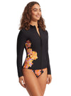 Palm Springs Long Sleeve Sunvest SWIM TOP SEAFOLLY