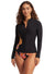 Palm Springs Long Sleeve Sunvest SWIM TOP SEAFOLLY XS BLACK 