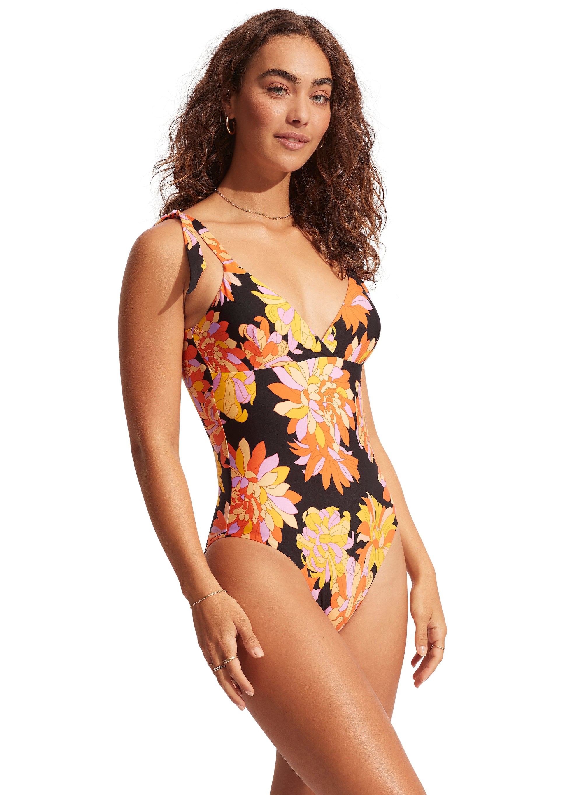 Palm Springs Wrap Front One Piece SWIM 1PC SEAFOLLY 