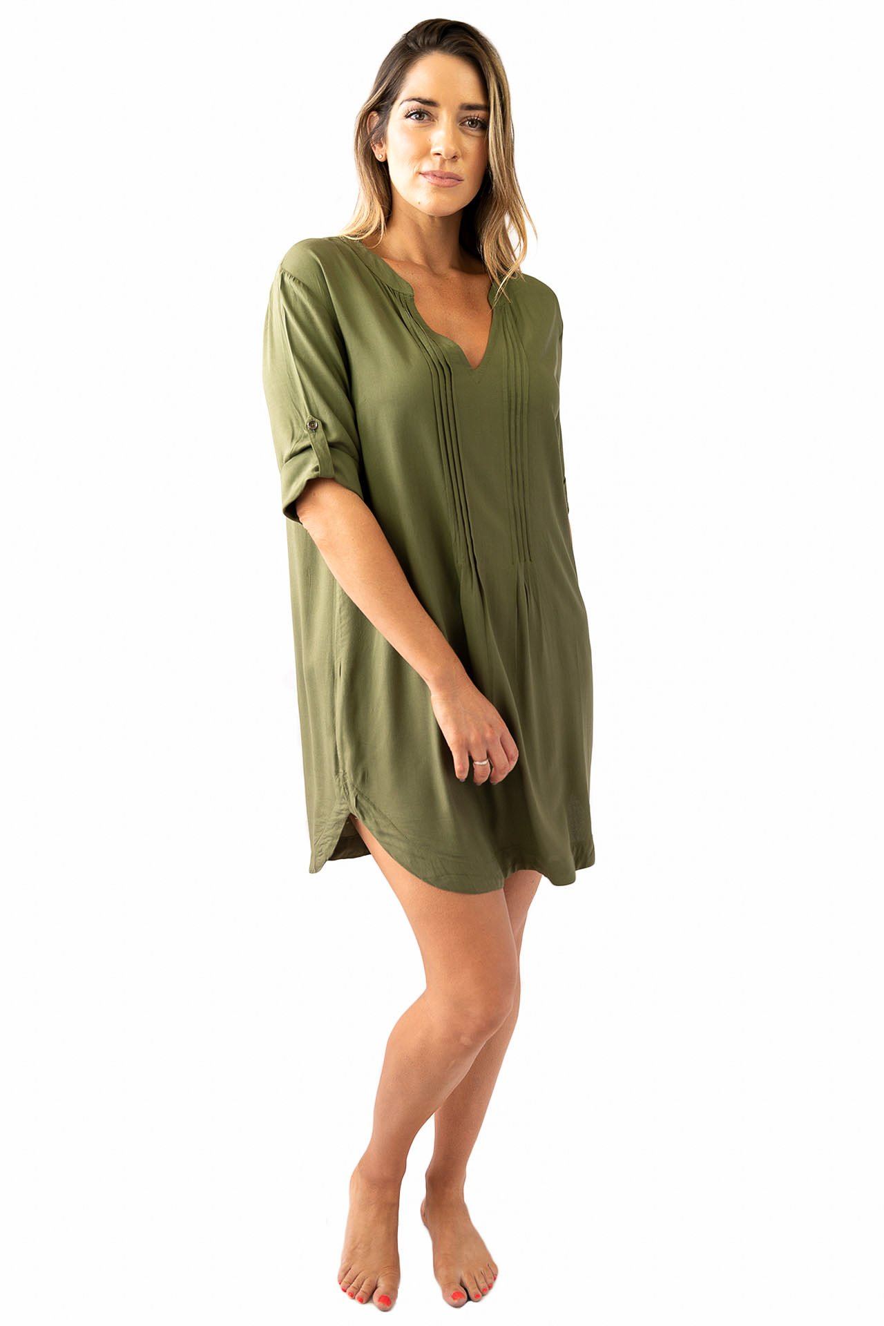 Penny Dress DRESS LOVE LILY XS OLIVE 