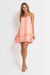 Resort Ruffle Hem Dress OVERSWIM SUNSEEKER XS CORAL 
