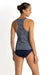 Santorini High Neck Mast Singlet SWIM SINGLET SUNSEEKER 