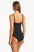 Scalloped Square Neck Bralette One Piece SWIM 1PC SEA LEVEL 