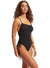 Sea Dive Scoop Neck Drawstring Side One Piece SWIM 1PC SEAFOLLY 8 BLACK 