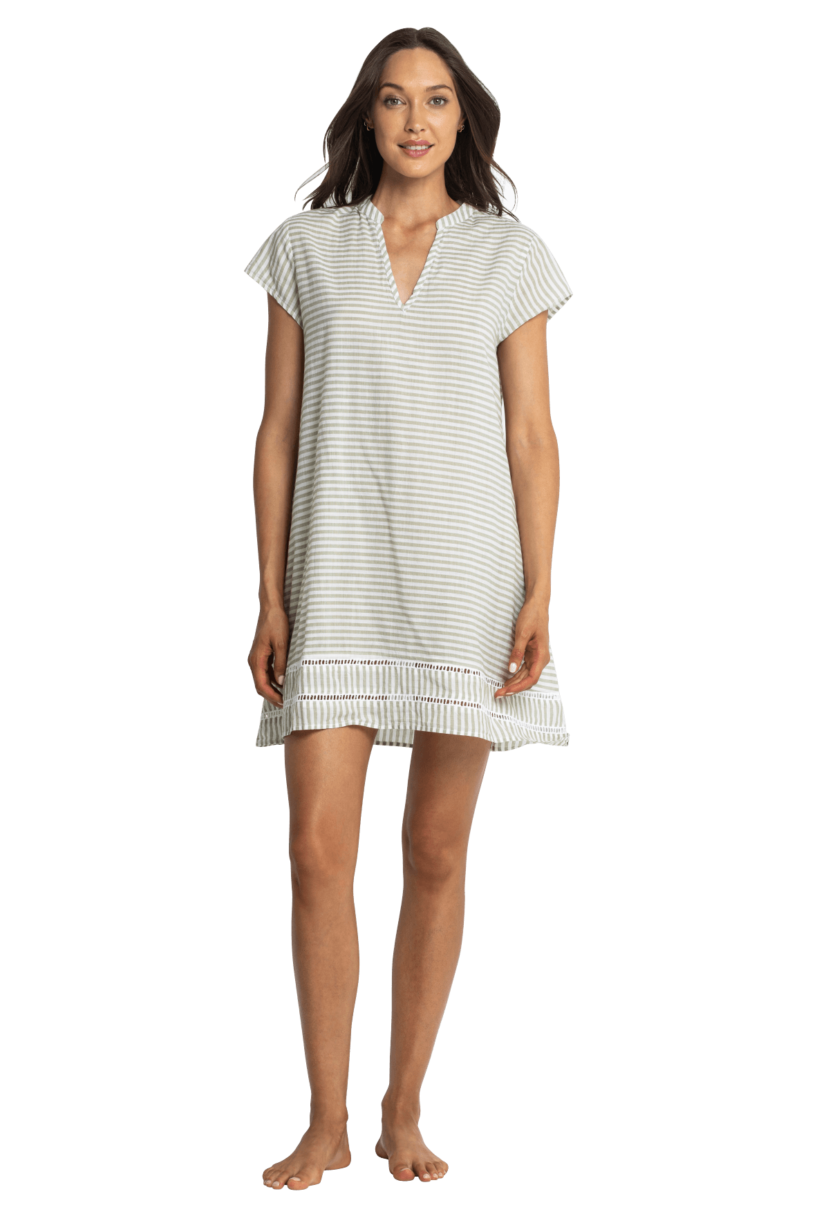 Summer Stripe Cap Sleeve Tunic OVERSWIM SUNSEEKER 