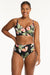 Sundown High Waist Gathered Side Pant SWIM PANT SEA LEVEL 