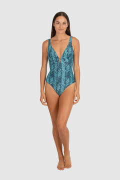  Seafolly Women's Longline Triangle Bikini Top Swimsuit with  Ring Front Detail, Eden Azure : Clothing, Shoes & Jewelry